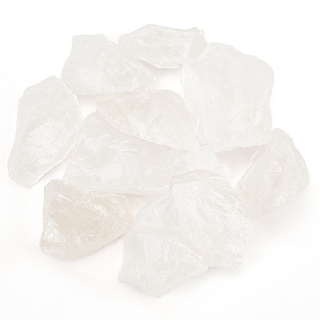 AHANDMAKER Natural Quartz Crystal Beads, No Hole/Undrilled, Rough Raw Stone, Nuggets, 29x26.50x9mm; about 25pcs/500g; 500g