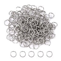 Honeyhandy 304 Stainless Steel Jump Rings, Open Jump Rings, Stainless Steel, 21 Gauge, 6x0.7mm, Inner Diameter: 4.6mm, about 202pcs/10g