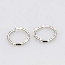 Honeyhandy 304 Stainless Steel Open Jump Rings, Stainless Steel Color, 24 Gauge, 4x0.5mm, Inner Diameter: 3mm, Hole: 3.5mm