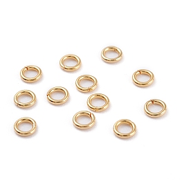 84pcs 6/8/10mm Twisted Open Jump Rings Golden and Stainless Steel