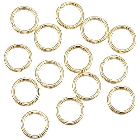 Arricraft 500Pcs 6mm Golden Stainless Steel Jump Rings Open Jump Rings Connector Jewelry Findings for Jewelry Making& Craft Projects and Necklace Repair