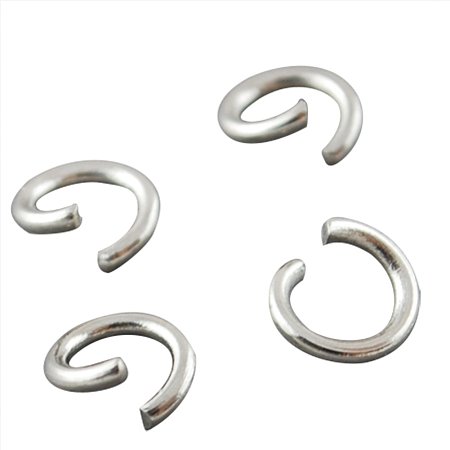 NBEADS 4000pcs Stainless Steel Open Jump Rings Connectors Jewelry Findings for Jewelry Making(5x0.7mm, 3.6mm inner diameter)