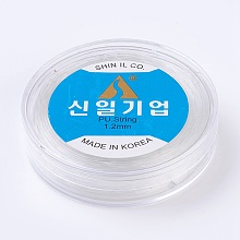 Honeyhandy Korean Elastic Crystal Thread, For Jewelry Making, Clear, 1.2mm, about 21.87 yards(20m)/roll