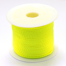 Honeyhandy Nylon Thread, Yellow, 1.0mm, about 49.21 yards(45m)/roll