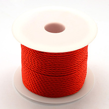 Honeyhandy Nylon Thread, Red, 1.0mm, about 49.21 yards(45m)/roll