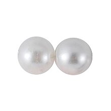 NBEADS 1000pcs/500g Round Snow Imitated Pearl Acrylic Loose Beads, About 10mm in Diameter, Hole: 2mm