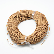 Honeyhandy Spray Painted Cowhide Leather Cords, Peru, 1.5mm, about 100yards/bundle(300 feet/bundle)