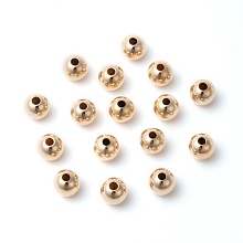 Honeyhandy Yellow Gold Filled Beads, 1/20 14K Gold Filled, Cadmium Free & Nickel Free & Lead Free, Round, 5mm, Hole: 1.4mm