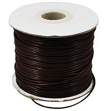 Honeyhandy Korean Waxed Polyester Cord, Bead Cord, Coconut Brown, 1.2mm, about 185yards/roll