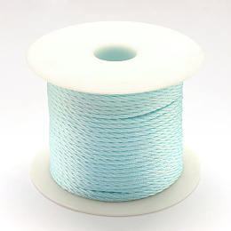 Honeyhandy Nylon Thread, Light Sky Blue, 1.0mm, about 49.21 yards(45m)/roll