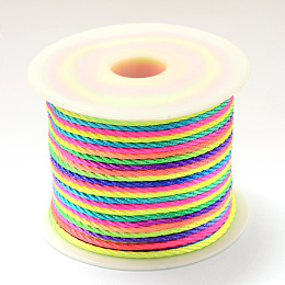 Honeyhandy Nylon Thread, Colorful, 1.0mm, about 49.21 yards(45m)/roll