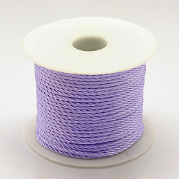 Honeyhandy Nylon Thread, Medium Purple, 1.0mm, about 49.21 yards(45m)/roll