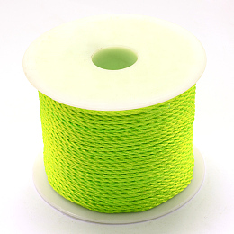 Honeyhandy Nylon Thread, Lawn Green, 1.0mm, about 49.21 yards(45m)/roll