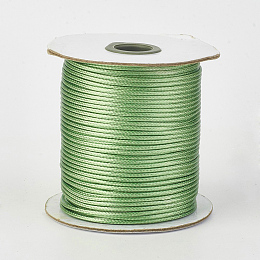 Honeyhandy Eco-Friendly Korean Waxed Polyester Cord, Dark Sea Green, 1.5mm, about 169.51~174.98 Yards(155~160m)/Roll