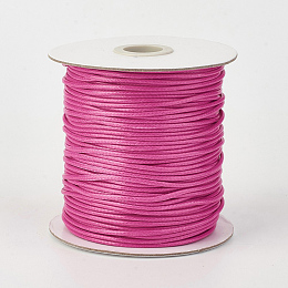 Honeyhandy Eco-Friendly Korean Waxed Polyester Cord, Camellia, 1.5mm, about 174.97yards/roll(160m/roll)