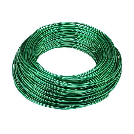 ARRICRAFT 100m 1.5mm Aluminum Wire Craft Metal Wire Jewelry Beading Wire for Earring Pendant Bracelet Jewelry DIY Craft Making, Green