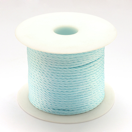 Honeyhandy Nylon Thread, Light Sky Blue, 1.0mm, about 49.21 yards(45m)/roll