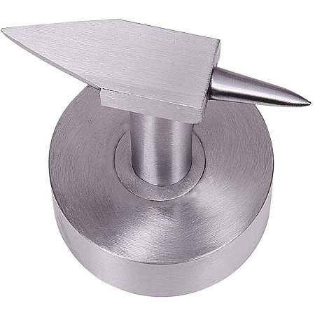 Arricraft Steel Professional Jewelry Double Horn Anvil Jewelers Metalworking Tool with Wide Base for Jewelry Making