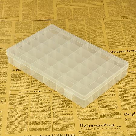 Honeyhandy Plastic Bead Storage Containers, Adjustable Dividers Box ...