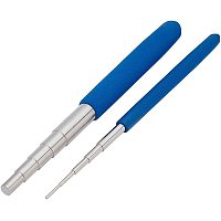 BENECREAT 2Pcs 10 Sizes Wire Looping Mandrel Ring Wrapping Tool for Beading Jump Ring Making