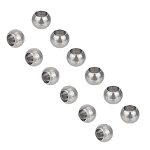 Unicraftale 304 Stainless Steel Beads, Rondelle, Stainless Steel Color, 5x3mm, Hole: 3mm, 200pcs/box