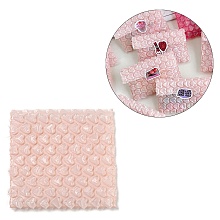 Honeyhandy Plastic Package Bags, Bubble Mailer, Square, Misty Rose, 10.1~10.4x10.5~10.6x0.4cm