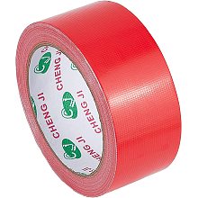 GORGECRAFT 1.8in x 65.6ft Bookbinding Repair Tape Red Fabric Tape Adhesive Duct Tape Safe Cloth Library Book Seam Sealing Hinging Craft Tape for Webbing Repair Camouflage