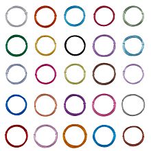 HOBBIESAY 25 Rolls Colored Aluminum Wire About 250m(820 ft) Aluminum Wire 25 Colors 20 Gauge Flexible Floral Beading Wire for Crafts for DIY Jewelry Craft Making