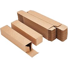 BENECREAT 40PCS Brown Kraft Paper Lipstick Box Essential Oil Box for Gift Wrapping, Wedding and Birthday Party Favor, 14.1x3.1x3.1cm/5.5x1.2x1.2"