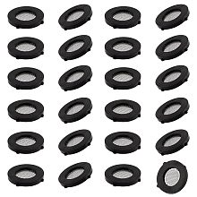 AHANDMAKER 60 Pcs Hose Washers with Screen, 304 Stainless Steel Rubber Hose Filter Washers, Water Hose Screen Filter, for 3/4 Inch Garden Hose, Washing Machine and Shower Head, Flat Round