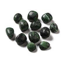 Honeyhandy Natural Ruby in Zoisite Beads, Tumbled Stone, Healing Stones for 7 Chakras Balancing, Crystal Therapy, Meditation, Reiki, Vase Filler Gems, No Hole/Undrilled, Nuggets, 17~30x15~27x8~22mm