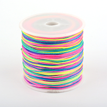 Honeyhandy Nylon Thread, Colorful, 1mm, about 87.48 yards(80m)/roll