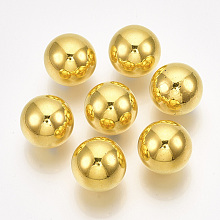 Honeyhandy ABS Plastic Beads, No Hole/Undrilled, Round, Golden, 4mm, about 15800pcs/500g