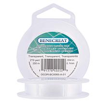 BENECREAT 200m 0.1mm Fishing Nylon Beading Thread Wire for Hanging, Bracelet and Jewelry Making