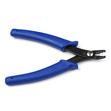 ARRICRAFT 45# Carbon Steel Jewelry Tools Crimper Pliers for Crimp Beads, Dark Blue, 125x80x14mm