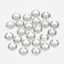 NBEADS About 1440pcs/bag Crystal Flat Back Rhinestone, Half Round Grade A Back Plated Faceted Glass Charms Gems Stones, 4mm