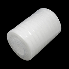 Honeyhandy Organza Ribbon, White, 3/8 inch(10mm), 50yards/roll(45.72m/roll), 10rolls/group, 500yards/group(457.2m/group)