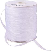 BENECREAT 1Roll 1/4" 500 Yards/Roll Sparkle Sheer Organza Ribbon for Christmas Festive Decoration DIY Crafts Arts & Garden, White …