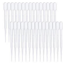 BENECREAT 300PCS 2ml Plastic Transfer Pipette Transparent Disposable Graduated Dropper Pasteur Pipettes for Essential Oils, Crafts, Lab