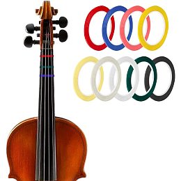 SUPERFINDINGS 9 Colors Total 649.6 Yard Violin Fingering Tape Cello Tape Violin Stickers Violin Finger Tape Cello Violin Fingerboard Stickers Finger Guide for Violins & Various Orchestral Instruments