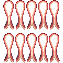 ARRICRAFT 1200PCS 5mm Quilling Paper Strips, Quilling Art Strips, 6 Colors Paper Craft Supplies for Paper Art DIY Craft Projects-Red