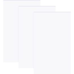 OLYCRAFT 3pcs 6 x 10 Inches Expanded PVC Sheet Opaque White 3mm Thick Rectangle PVC Foam Board Waterproof for Displays Signage and Craft Projects