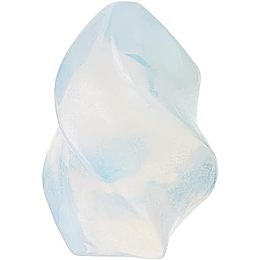 OLYCRAFT Opalite Crystal Tower Flame Opalite Stone 19x29mm Opalite Quartz Crystal Flame Tower Gemstone Display Decorations Flame Shaped Energy Stone for Gem Collection Display Home Decoration