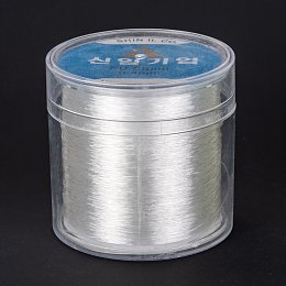 Honeyhandy Korean Round Crystal Elastic Stretch Thread, for Bracelets Gemstone Jewelry Making Beading Craft, Clear, 0.4mm, about 437.44 yards(400m)/roll