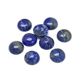 Honeyhandy Natural Lapis Lazuli Cabochons, Half Round, 6x2.5~3.5mm