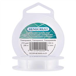 BENECREAT 200m 0.1mm Fishing Nylon Beading Thread Wire for Hanging, Bracelet and Jewelry Making