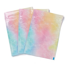 Honeyhandy Plastic Zip Lock Bag, Storage Bags, Self Seal Bag, with Top Seal, Colorful, 12x8x0.15cm, Unilateral Thickness: 3.1 Mil(0.08mm), 100pcs/bag