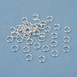 Honeyhandy 304 Stainless Steel Split Rings, Double Loops Jump Rings, Silver, 5x1mm, Inner Diameter: 3.8mm, Single Wire: 0.5mm