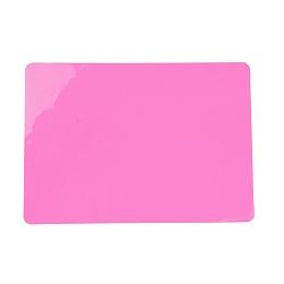 Honeyhandy Silicone Mats, Rectangle, Hot Pink, 300x200x0.5mm