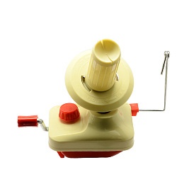 Plastic Yarn Ball Winder, Lemon Chiffon, 115x95x115mm